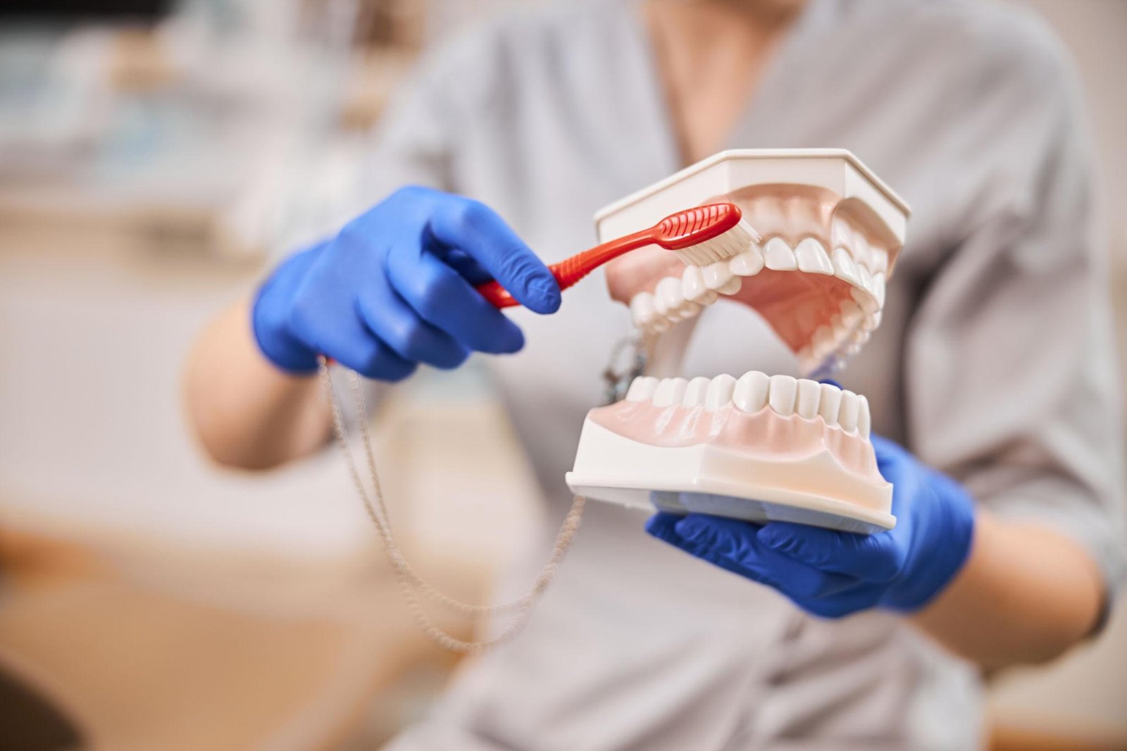 Professional dental cleaning